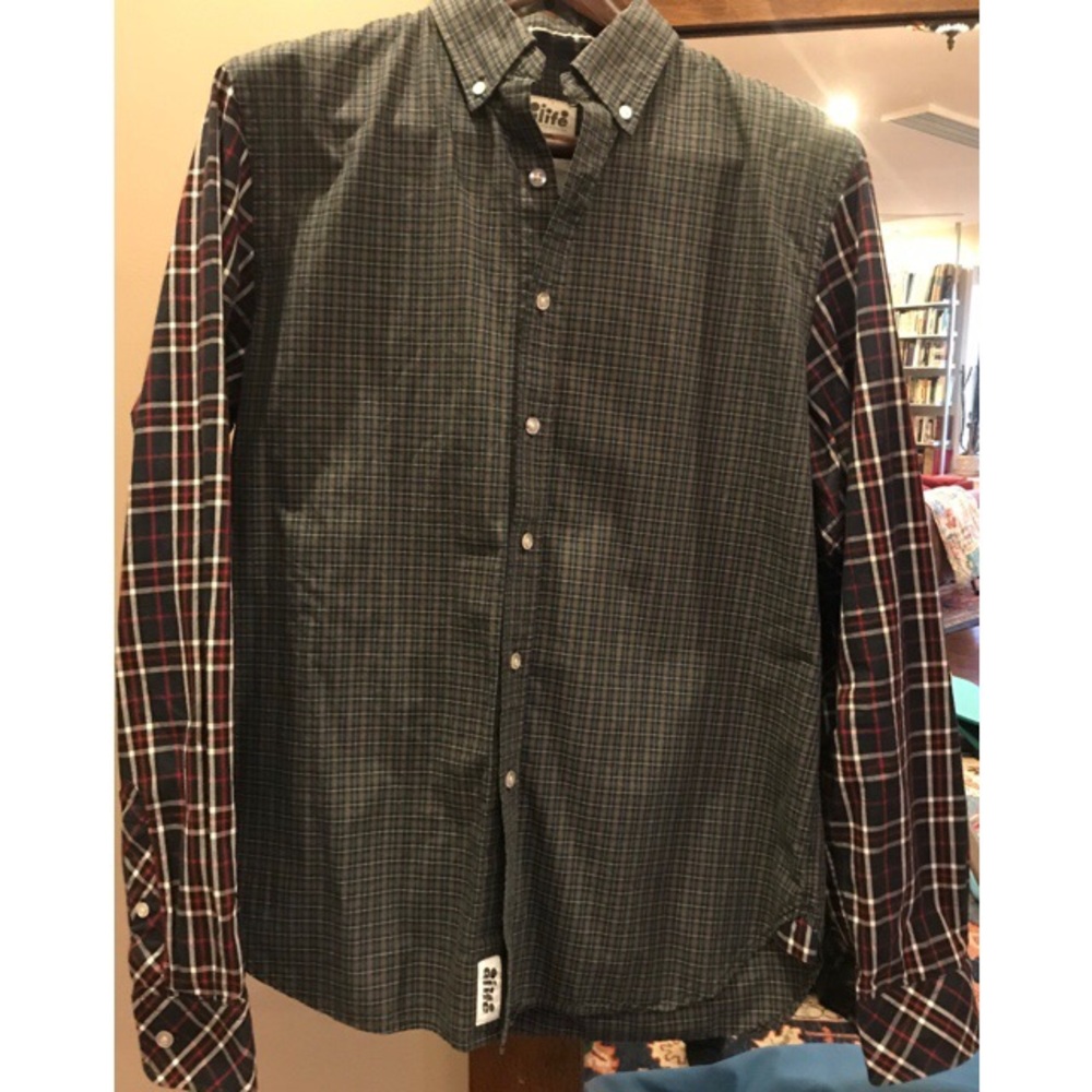 Alife Patchwork Button Down Shirt - image 2